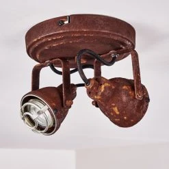 Hofstein Drobak Deckenleuchte Rostfarben, 2-flammig -Bürolampen Verkäufe drobak deckenleuchte h3293782 do1 5