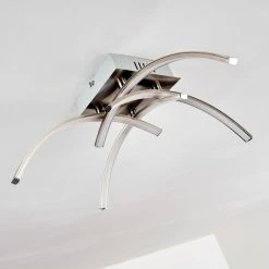 Hofstein Elia Deckenleuchte LED Chrom, 1-flammig -Bürolampen Verkäufe elia deckenleuchte h167398 15