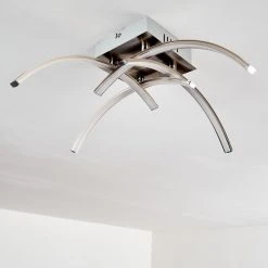 Hofstein Elia Deckenleuchte LED Chrom, 1-flammig -Bürolampen Verkäufe elia deckenleuchte h167398 16