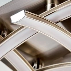 Hofstein Elia Deckenleuchte LED Chrom, 1-flammig -Bürolampen Verkäufe elia deckenleuchte h167398 17