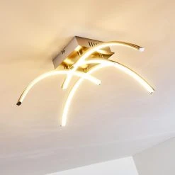 Hofstein Elia Deckenleuchte LED Chrom, 1-flammig -Bürolampen Verkäufe elia deckenleuchte h167398 2