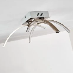 Hofstein Elia Deckenleuchte LED Chrom, 1-flammig -Bürolampen Verkäufe elia deckenleuchte h167398 4