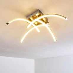 Hofstein Elia Deckenleuchte LED Chrom, 1-flammig -Bürolampen Verkäufe elia deckenleuchte h167398 5