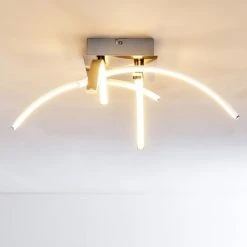 Hofstein Elia Deckenleuchte LED Chrom, 1-flammig -Bürolampen Verkäufe elia deckenleuchte h167398 9