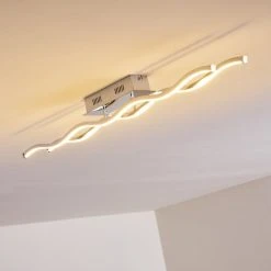 Hofstein Embree Deckenleuchte LED Edelstahl, 2-flammig -Bürolampen Verkäufe embree deckenleuchte h3008539 7