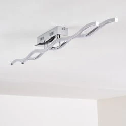 Hofstein Embree Deckenleuchte LED Edelstahl, 2-flammig -Bürolampen Verkäufe embree deckenleuchte h3008539 8