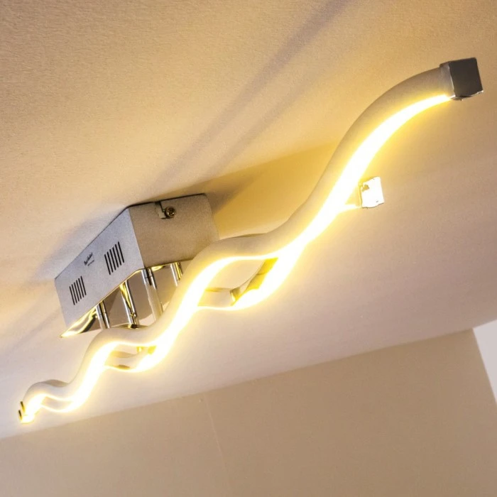 Paul Neuhaus Leuchten EMMA Deckenleuchte LED Edelstahl, 2-flammig 11 Paul Neuhaus Leuchten EMMA Deckenleuchte LED Edelstahl, 2-flammig – Bild 11