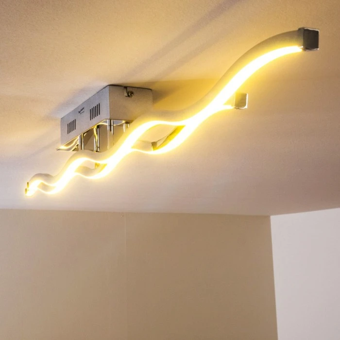 Paul Neuhaus Leuchten EMMA Deckenleuchte LED Edelstahl, 2-flammig 15 Paul Neuhaus Leuchten EMMA Deckenleuchte LED Edelstahl, 2-flammig – Bild 15