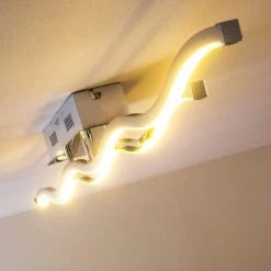 Paul Neuhaus Leuchten EMMA Deckenleuchte LED Edelstahl, 2-flammig 21 Paul Neuhaus Leuchten EMMA Deckenleuchte LED Edelstahl, 2-flammig -Bürolampen Verkäufe emma deckenleuchte 8450 17 2