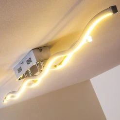 Paul Neuhaus Leuchten EMMA Deckenleuchte LED Edelstahl, 2-flammig 25 Paul Neuhaus Leuchten EMMA Deckenleuchte LED Edelstahl, 2-flammig -Bürolampen Verkäufe emma deckenleuchte 8450 17 6