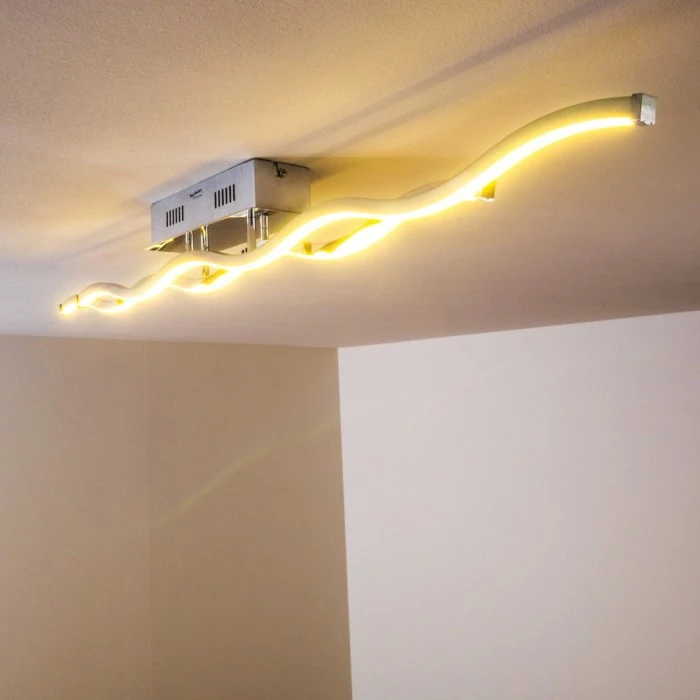 Paul Neuhaus Leuchten EMMA Deckenleuchte LED Edelstahl, 2-flammig 8 Paul Neuhaus Leuchten EMMA Deckenleuchte LED Edelstahl, 2-flammig – Bild 8