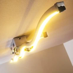 Paul Neuhaus Leuchten EMMA Deckenleuchte LED Edelstahl, 2-flammig 27 Paul Neuhaus Leuchten EMMA Deckenleuchte LED Edelstahl, 2-flammig -Bürolampen Verkäufe emma deckenleuchte 8450 17 8