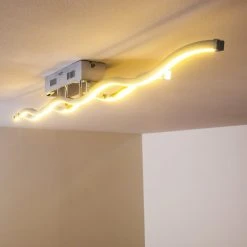 Paul Neuhaus Leuchten EMMA Deckenleuchte LED Edelstahl, 2-flammig 28 Paul Neuhaus Leuchten EMMA Deckenleuchte LED Edelstahl, 2-flammig -Bürolampen Verkäufe emma deckenleuchte 8450 17 9