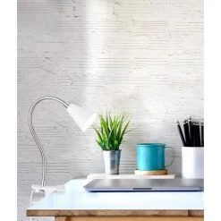 FHL easy Zirbel Klemmleuchte LED Weiß, 1-flammig