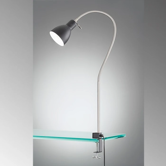 Honsel Leuchten Fischer & Honsel Lolland Klemmleuchte Schwarz, 1-flammig 1 Honsel Leuchten Fischer & Honsel Lolland Klemmleuchte Schwarz, 1-flammig