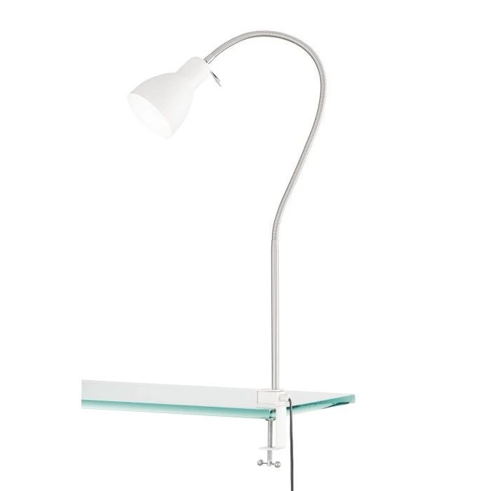 Honsel Leuchten Fischer & Honsel Lolland Klemmleuchte Cremefarben, 1-flammig 2 Honsel Leuchten Fischer & Honsel Lolland Klemmleuchte Cremefarben, 1-flammig – Bild 2