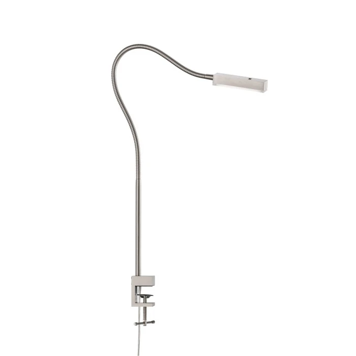 Honsel Leuchten Fischer & Honsel Raik Klemmleuchte LED Nickel-Matt, 1-flammig, Bewegungsmelder 2 Honsel Leuchten Fischer & Honsel Raik Klemmleuchte LED Nickel-Matt, 1-flammig, Bewegungsmelder – Bild 2