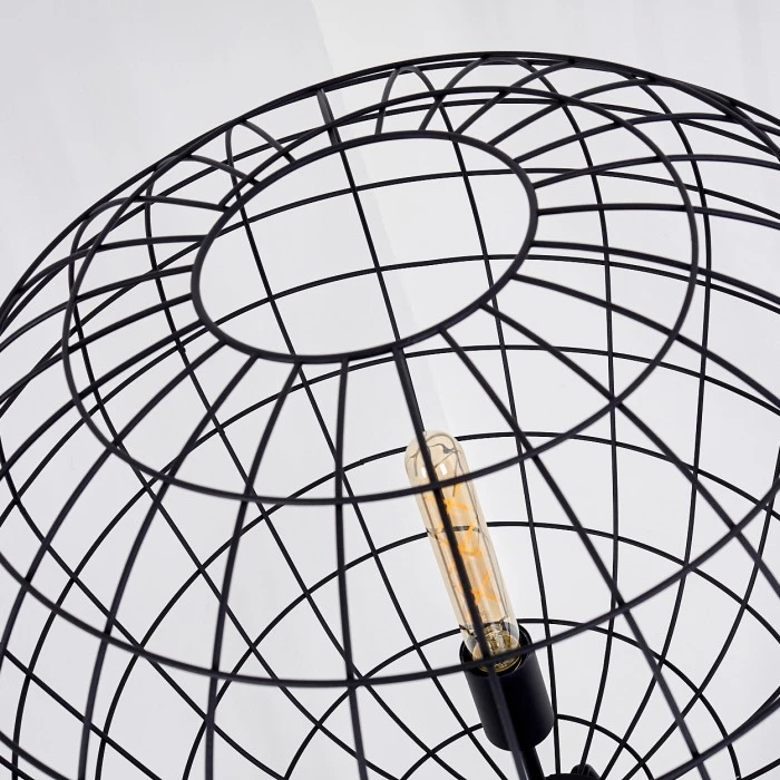 Hofstein Flambeau Stehleuchte Schwarz, 1-flammig 12 Hofstein Flambeau Stehleuchte Schwarz, 1-flammig – Bild 12