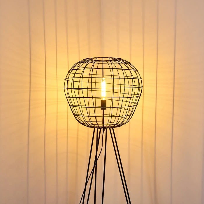 Hofstein Flambeau Stehleuchte Schwarz, 1-flammig 16 Hofstein Flambeau Stehleuchte Schwarz, 1-flammig – Bild 16