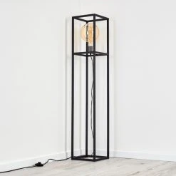 Hofstein Flambeau Stehleuchte Schwarz, 1-flammig 34 Hofstein Flambeau Stehleuchte Schwarz, 1-flammig -Bürolampen Verkäufe flambeau stehleuchte h3361993 14