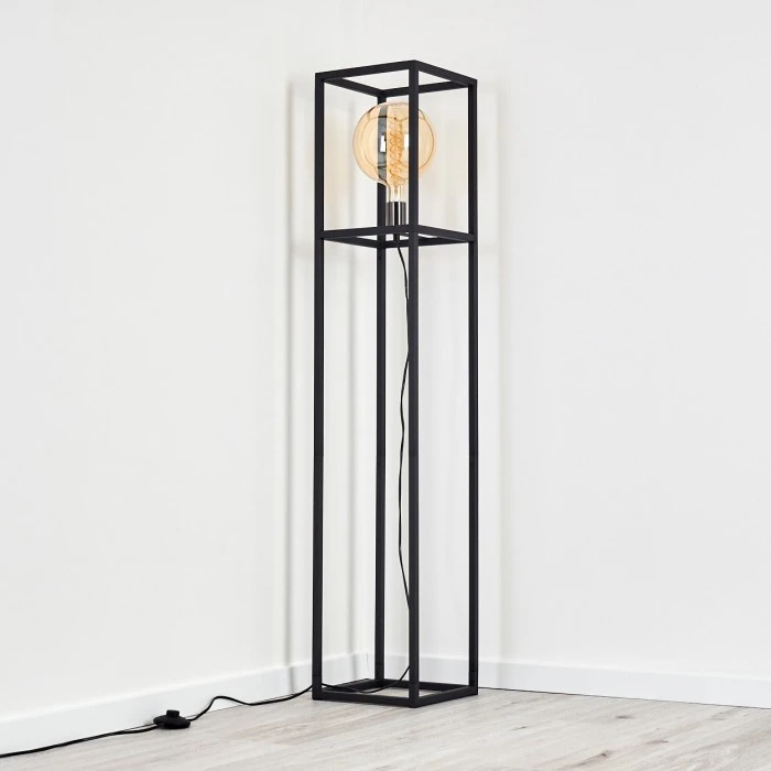 Hofstein Flambeau Stehleuchte Schwarz, 1-flammig 15 Hofstein Flambeau Stehleuchte Schwarz, 1-flammig – Bild 15