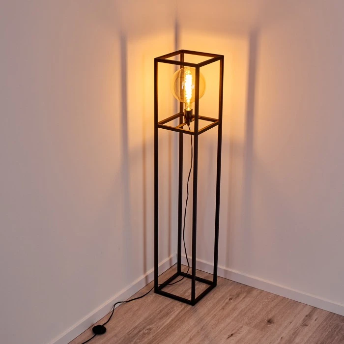 Hofstein Flambeau Stehleuchte Schwarz, 1-flammig 10 Hofstein Flambeau Stehleuchte Schwarz, 1-flammig – Bild 10