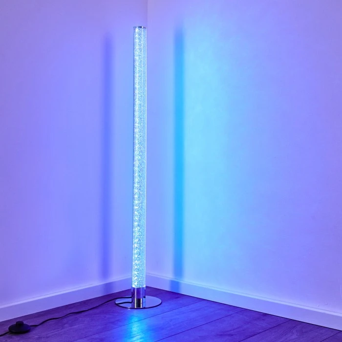 Hofstein Flaut Stehleuchte LED Chrom, 1-flammig, Fernbedienung, Farbwechsler 20 Hofstein Flaut Stehleuchte LED Chrom, 1-flammig, Fernbedienung, Farbwechsler – Bild 20