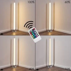 Hofstein Flaut Stehleuchte LED Chrom, 1-flammig, Fernbedienung, Farbwechsler 31 Hofstein Flaut Stehleuchte LED Chrom, 1-flammig, Fernbedienung, Farbwechsler -Bürolampen Verkäufe flaut stehleuchte h3270721 do1 4