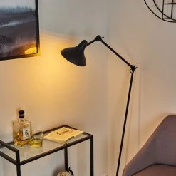 Hofstein Fort Stehleuchte Schwarz, 1-flammig -Bürolampen Verkäufe fort stehleuchte h3421512 8