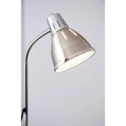 Globo Ego Stehleuchte Nickel-Matt, Chrom, 1-flammig -Bürolampen Verkäufe globo ego stehleuchte 24778 2