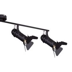 Globo EGON Strahler Schwarz, 4-flammig -Bürolampen Verkäufe globo egon strahler 54650 4b 4