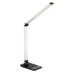 Globo KABIRA Tischleuchte LED Silber, 1-flammig