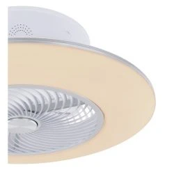 Globo KELLO Deckenventilator LED Wei&szlig;, 1-flammig -Bürolampen Verkäufe globo kello deckenventilator 03623 4