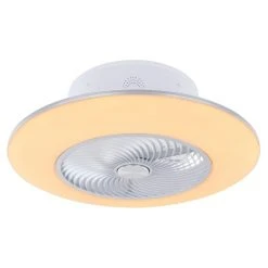 Globo KELLO Deckenventilator LED Wei&szlig;, 1-flammig -Bürolampen Verkäufe globo kello deckenventilator 03623 5