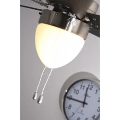 Globo MARVA Ventilator Nickel-Matt, Grau, Edelstahl, Wei&szlig;, 1-flammig -Bürolampen Verkäufe globo marva ventilator 332 do1 3