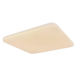 Globo SAJAMA I Deckenleuchte LED Wei&szlig;, 1-flammig, Fernbedienung