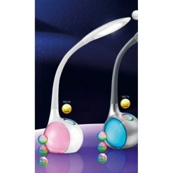 Globo TARRON Tischleuchte LED Weiß, Transparent, Klar, 3-flammig