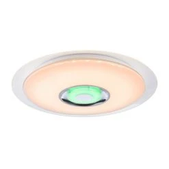 GLOBO TUNE Deckenleuchte LED Wei&szlig;, 2-flammig, Fernbedienung, Farbwechsler -Bürolampen Verkäufe globo tune deckenleuchte 41341 24 10