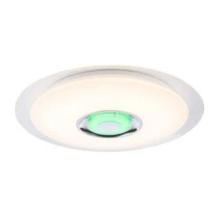 GLOBO TUNE Deckenleuchte LED Wei&szlig;, 2-flammig, Fernbedienung, Farbwechsler -Bürolampen Verkäufe globo tune deckenleuchte 41341 24 14