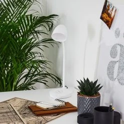 Hofstein Grenoble Tischleuchte LED Wei&szlig;, 1-flammig -Bürolampen Verkäufe grenoble tischleuchte h3371763 11