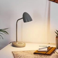 Hofstein Grenoble Tischleuchte LED Grau, 1-flammig -Bürolampen Verkäufe grenoble tischleuchte h3371787 11