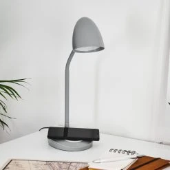 Hofstein Grenoble Tischleuchte LED Grau, 1-flammig -Bürolampen Verkäufe grenoble tischleuchte h3371787 4
