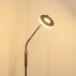 Hofstein Gulkana Stehleuchte LED Nickel-Matt, 1-flammig, Farbwechsler -Bürolampen Verkäufe gulkana stehleuchte h3306604 7