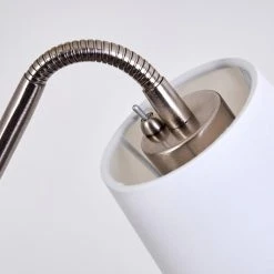 Hofstein Gunstock Stehleuchte Nickel gl&auml;nzend, 2-flammig -Bürolampen Verkäufe gunstock stehleuchte h3354278 3