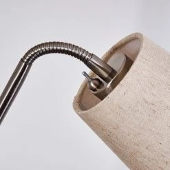 Hofstein Gunstock Stehleuchte Nickel gl&auml;nzend, 2-flammig -Bürolampen Verkäufe gunstock stehleuchte h3354292 2