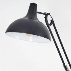 Hofstein Hallsta Stehleuchte Chrom, Schwarz, 1-flammig -Bürolampen Verkäufe hallsta stehleuchte h3413951 12