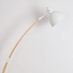 Hofstein Higashi Stehleuchte Wei&szlig;, Holz hell, 1-flammig -Bürolampen Verkäufe higashi stehleuchte h3358191 11