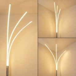 Hofstein Horpmaal Bogenleuchte LED Chrom, 3-flammig -Bürolampen Verkäufe horpmaal bogenleuchte h3268414 do1 3