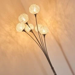 Hofstein Kitee Stehleuchte Edelstahl, 6-flammig -Bürolampen Verkäufe kitee stehleuchte h3089866 5