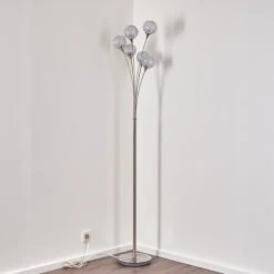 Hofstein Kitee Stehleuchte Edelstahl, 6-flammig -Bürolampen Verkäufe kitee stehleuchte h3089866 9